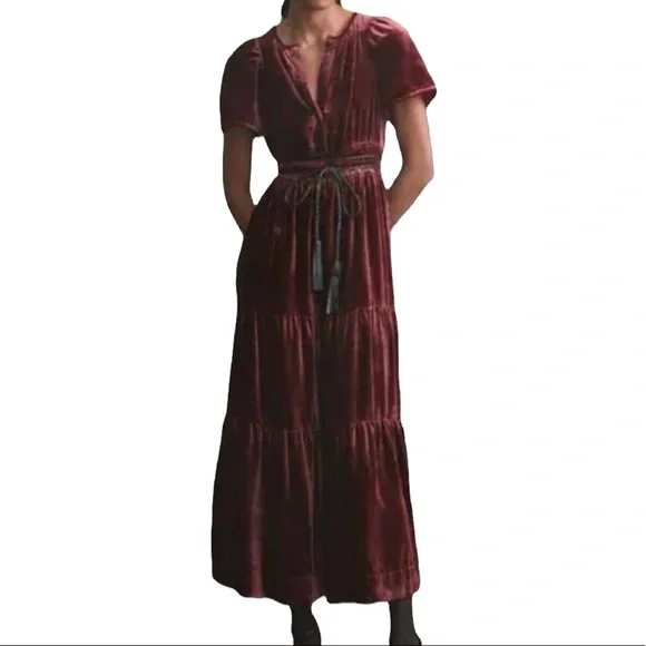 knee length dresses for ladies Anthropologie The Somerset Maxi Dress  Luxy Thrift